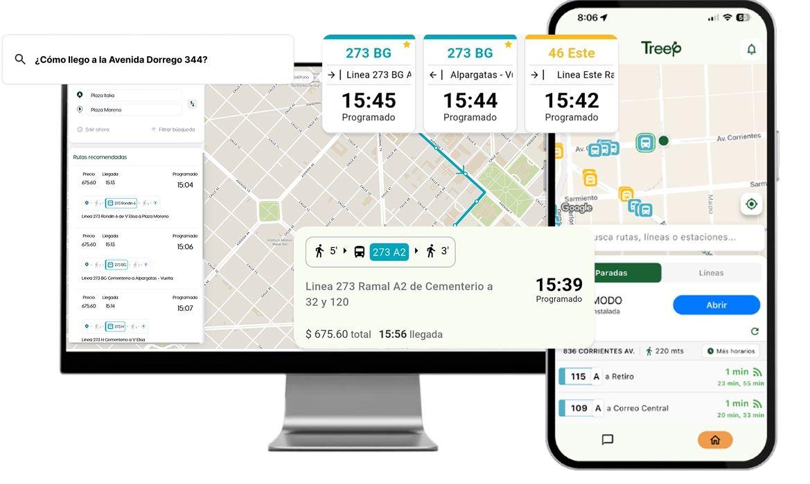 Traveler app for your operation