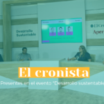 Participamos del evento Desarrollo Sustentable de El Cronista